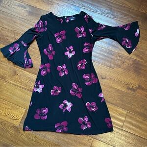 Tommy Hilfiger Dress | Floral Bell Sleeve